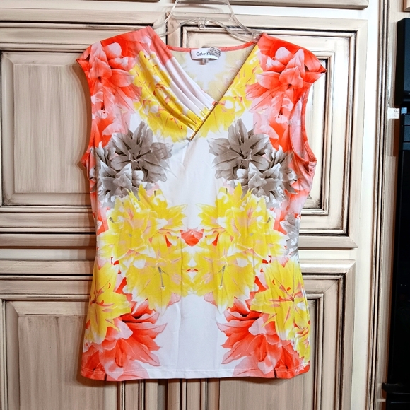 Calvin Klein Sleeveless Top -‎ Size Medium - Picture 1 of 3